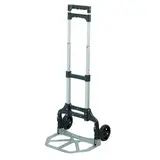 Chariot diable aluminium bavette repliable 70kg - Diable de transport - Diable manutention - Gris