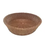 Corbeille à pain ronde plastique marron ø 30 x 9,5 cm