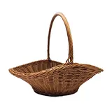 Panier papillon de présentation tressé plastique 42 x 32 x 9,5/13,5 cm