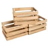 Cagette bois naturel 22 x 15,5 x 12 cm