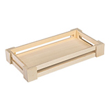 Cagette bois naturel 26,5 x 14,5 x 3,8 cm