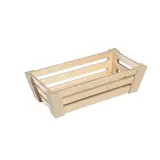 Cagette bois naturel 27 x 14 x 7 cm