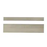 Habillage haut et bas pour comptoir chêne authentique gris 60 cm
