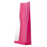 Sachet SOS Rose fond PP 9 x 4,5 x 24 cm - Sachet confiserie - Sachet bonbons - Lot de 50