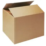 Caisse carton - Caisse américaine carton hauteur variable - carton double cannelure 60 x 40 x 20/30 cm – Lot de 10