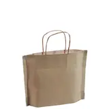 Sac kraft brun poignées torsadées 30 x 10 x 25 cm - Sac papier kraft - Paquet de 50