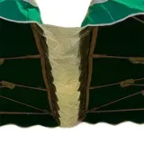 Gouttière parasol translucide 250 x 100 cm nylon armé