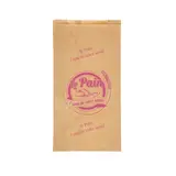 Sac à pain kraft brun 24 x 11 x 49,5 cm - Sachet papier pain - Lot de 250