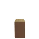 Pochette cadeau kraft vergé marron chocolat 7 x 12 cm - Sachet kraft - Lot de 250