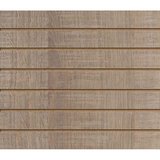 Panneau rainuré MDF chêne authentique gris 120 x 100 cm ép.19mm entraxe 15cm - Lot de 2