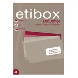 400 Étiquettes adhésives blanches multi-usages 105 x 148 mm Etibox