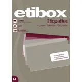 100 Étiquettes adhésives blanches multi-usages 210 x 297 mm Etibox