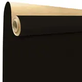 Papier cadeau kraft noir uni 50 cm x 250 m 60 g/m² – le rouleau