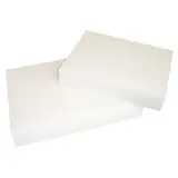 Boîte traiteur carton blanche 29 x 20 x 6 cm - Boîte plateau traiteur - Paquet de 50