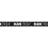 Banderole BLACK FRIDAY 15 cm x 10 m Noir / Blanc