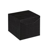 Boîte cadeau noire carton finition luxe 20 x 20 x 18 cm - Paquet de 10