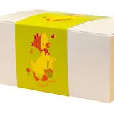 Fourreau pour ballotin 375g motif Pâques - Ballotin chocolats vide - Lot de 50