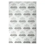 Papier ingraissable alimentaire 24 x 36 cm Blanc impression Noire - Papier paraffiné - Paquet de 1000