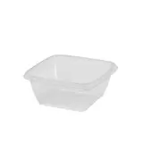 Barquette sans couvercle 250 ml 12,5 x 12,5 x 3,8 cm - Barquette plastique - Lot de 50