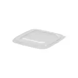 Couvercle plastique pour barquette carrée 12,5 x 12,5 x 1,7 cm - Lot de 50