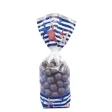 Sachet polypro fond carton thème marin 10 x 22 cm 35µ - Sachet confiserie - Sachet bonbons - Lot de 100