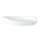 Plateau pour fruits de mer 2 - 3 parts forme bateau 42,9 x 24,6 x 10,2 cm - Lot de 50