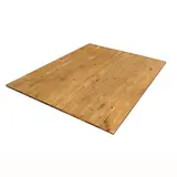Fond gondole bois plein pin massif brun 96,2 x 80 cm - fond pour gondole - panneau bois pour gondole