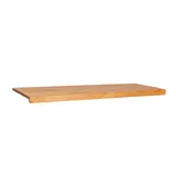 Tablette en bois massif brun L100 x P41,8 cm - Modèle d'étagère pour boutique