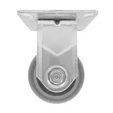 Roulette fixe Ø 5 cm à platine fixe acier - capacité de charge 50 kg