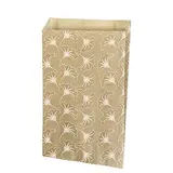 Pochette cadeau papier kraft Évidence 18 + 6 x H 35 cm - Lot de 150