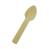 Cuillère à verrine en bois 9,5 cm - Couvert en bois - Paquet de 25