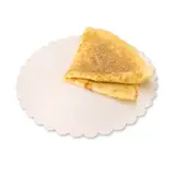 Rond festonné carton blanc ø 21 cm – Semelle gâteau - Support carton rond - Paquet de 250