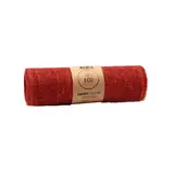 Chemin de table toile de jute 30 cm x 5 m - Ruban de jute - Rouge