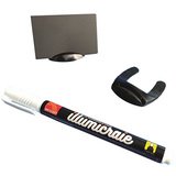 Étiquettes réutilisables avec socle et marqueur