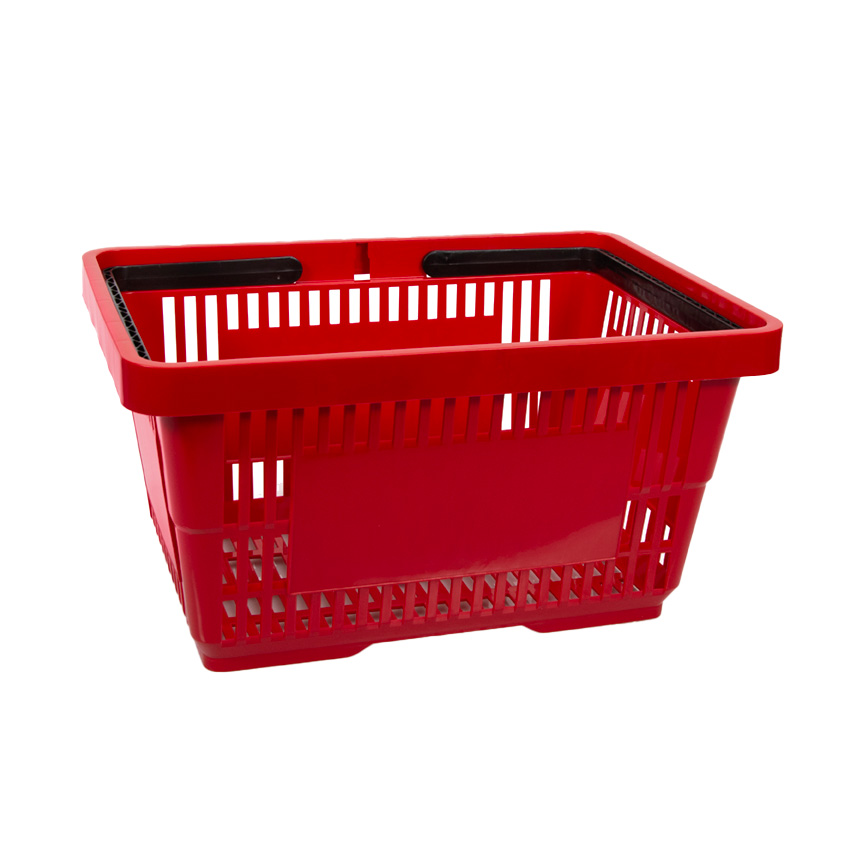 Panier libre-service 20 litres polypropylène - Rouge