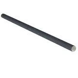 Paille en papier kraft ø 8 mm x 20 cm - Paille carton - Paille Smoothie - Noir - Lot de 150