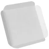 Carré rainé carton blanc 14 x 14 cm - Semelle carrée - Support gâteau - Paquet de 250