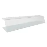 Vitrine de protection alimentaire en U transparente L 100 x P 20 x H 17 cm – PET 4 mm