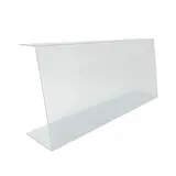 Vitrine de protection alimentaire en U transparente L 100 x P 20 x H 43 cm – PET 4 mm