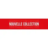Affiche vitrine Nouvelle Collection horizontale 90 x 20 cm Rouge / Blanc - Affichage vitrine