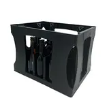 Casier à bouteilles en plastique 20 bières 50 cl noir