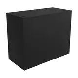 Comptoir d'accueil Soft Black - L 110 x P 53 x H 88 cm