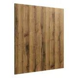 Fond mélaminé chêne Sherman - L 99,3 x P 120 cm