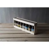 Caisse en bois pour 7 bouteilles larges Steinie - L 52 x P 9 cm