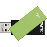 Clé USB C350 Brick 2.0 Emtec 64Go Vert / Noir