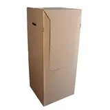 Carton penderie - Caisse penderie carton double cannelure 50 x 50 x 120 cm