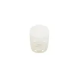 Pot PET cylindrique transparent avec couvercle vissant blanc - 75 ml - carton de 616 unités