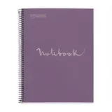 Bloc note A4 Eco Emotions Lavande - Quadrillé 5x5 - 80 feuilles