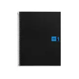 Cahier à spirale Miquelrius 5/5 - A5 - Bleu - L 14,8 x H 21 cm