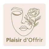 Étiquettes cadeaux adhésives carrées Plaisir d’Offrir visage femme beige 35 x 35 mm – Paquet de 500